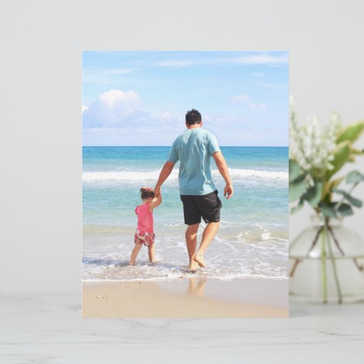 Je eigen foto en/of tekst toevoegen (Staand voorkant)