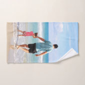 Je eigen foto en/of tekst toevoegen bad handdoek (Handdoek)