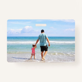 Je eigen foto en/of tekst toevoegen badge