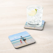 Je eigen foto en/of tekst toevoegen bier onderzetter (Rechterzijde)