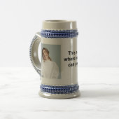 Je eigen foto en/of tekst toevoegen bierpul (Voorkant links)