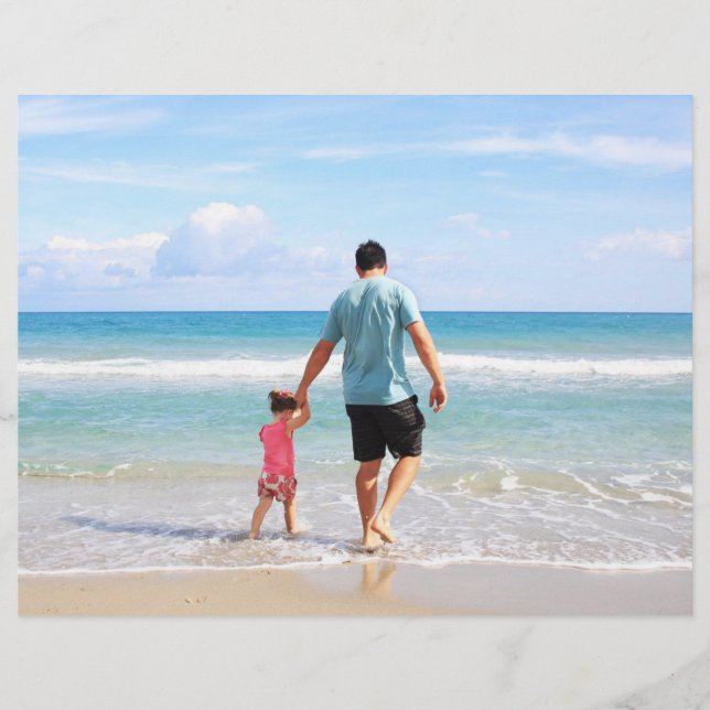 Je eigen foto en/of tekst toevoegen briefhoofd (Voorkant)