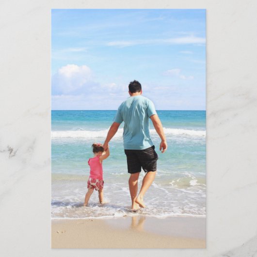 Je eigen foto en/of tekst toevoegen briefpapier (Voorkant)