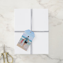 Je eigen foto en/of tekst toevoegen cadeaulabel