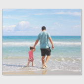 Je eigen foto en/of tekst toevoegen cadeaupapier (Vlak)