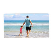 Je eigen foto en/of tekst toevoegen etiket (Voorkant)