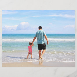 Je eigen foto en/of tekst toevoegen flyer