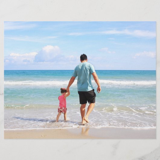 Je eigen foto en/of tekst toevoegen flyer (Voorkant)