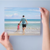 Je eigen foto en/of tekst toevoegen flyer (Hand)