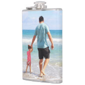 Je eigen foto en/of tekst toevoegen heupfles (Links)