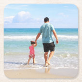 Je eigen foto en/of tekst toevoegen kartonnen onderzetters (Voorkant)