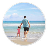 Je eigen foto en/of tekst toevoegen keramische knop (Voorkant)