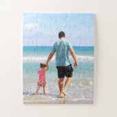 Je eigen foto en/of tekst toevoegen legpuzzel (Verticaal)