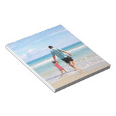 Je eigen foto en/of tekst toevoegen notitieblok (Schuin)