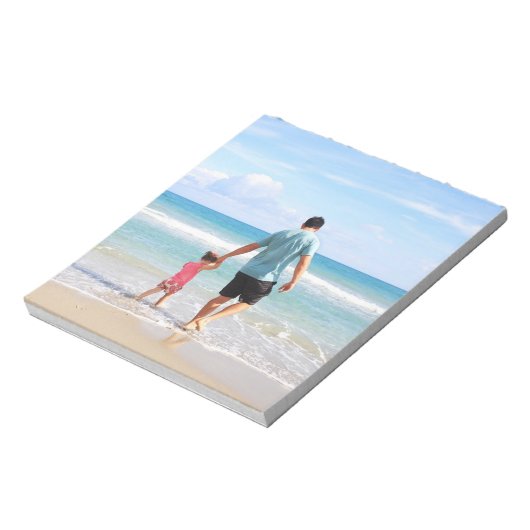 Je eigen foto en/of tekst toevoegen notitieblok (Linkerzijde)