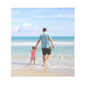 Je eigen foto en/of tekst toevoegen notitieblok (Voorkant)