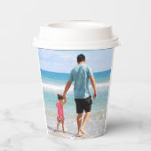 Je eigen foto en/of tekst toevoegen papieren bekers (Achterkant)