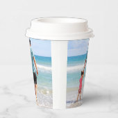 Je eigen foto en/of tekst toevoegen papieren bekers (Rechts)