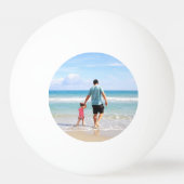 Je eigen foto en/of tekst toevoegen pingpongbal (Voorkant)