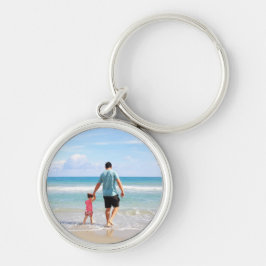 Je eigen foto en/of tekst toevoegen sleutelhanger