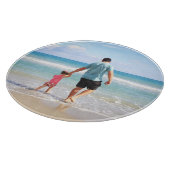 Je eigen foto en/of tekst toevoegen snijplank (Hoek)