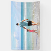 Je eigen foto en/of tekst toevoegen spandoek (Verticaal)