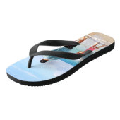 Je eigen foto en/of tekst toevoegen teenslippers (Schuin)