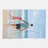 Je eigen foto en/of tekst toevoegen theedoek (Horizontaal)