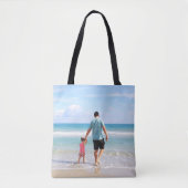 Je eigen foto en/of tekst toevoegen tote bag (Voorkant)