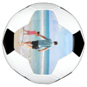 Je eigen foto en/of tekst toevoegen voetbal (Gedraaid)