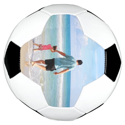 Je eigen foto en/of tekst toevoegen voetbal (Gedraaid)