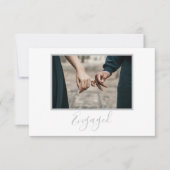 Je eigen foto, geënquêteerde advertentiekaart bedankkaart (Voorkant)