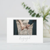 Je eigen foto, geënquêteerde advertentiekaart bedankkaart (Staand voorkant)