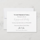 Je eigen foto, geënquêteerde advertentiekaart bedankkaart (Achterkant)