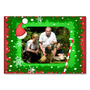 Je eigen foto in een kerstlijst! - kaart