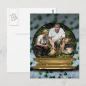 Je eigen foto in een Snowglobe Lijst! - Briefkaart (Voorkant / Achterkant)