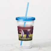 Je eigen foto is aangepast acryl drinkbeker (Achterkant)