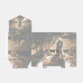 Je eigen foto is een brutaal huwelijk bedankdoosjes (Uitgevouwen)