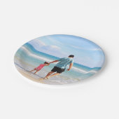 Je eigen foto of tekst toevoegen papieren bordje (Gekanteld)