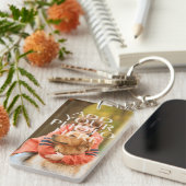 Je eigen foto op maat toevoegen sleutelhanger (Voorkant Rechts)