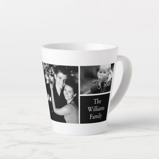 Je eigen foto toevoegen - 4 Fotogalerie Latte Mok (Rechterhoek)