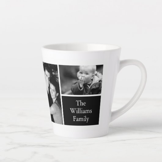 Je eigen foto toevoegen - 4 Fotogalerie Latte Mok (Rechts)