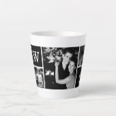 Je eigen foto toevoegen - 4 Fotogalerie Latte Mok (Voorkant)