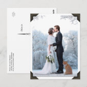 Je eigen foto toevoegen |  foto met hoeken briefkaart (Voorkant / Achterkant)