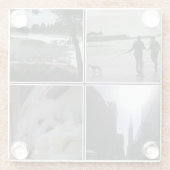 Je eigen foto toevoegen glazen onderzetter (Achterkant)