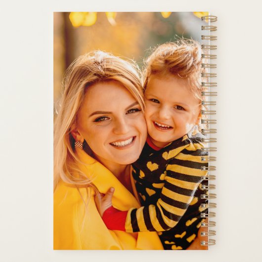 Je eigen foto toevoegen planner (Achterkant)