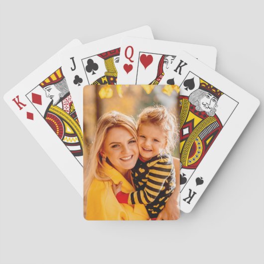 Je eigen foto toevoegen pokerkaarten (Achterkant)