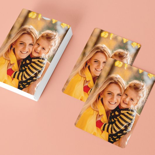 Je eigen foto toevoegen pokerkaarten