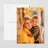 Je eigen foto toevoegen | SJABLOON Briefkaart (Voorkant / Achterkant)