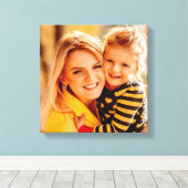 Je eigen foto toevoegen | SJABLOON Canvas Afdruk (Insitu (Houten vloer))